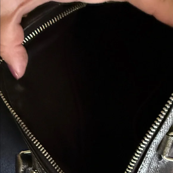 Coach Metallic Silver Handbag - Picture 4 of 7